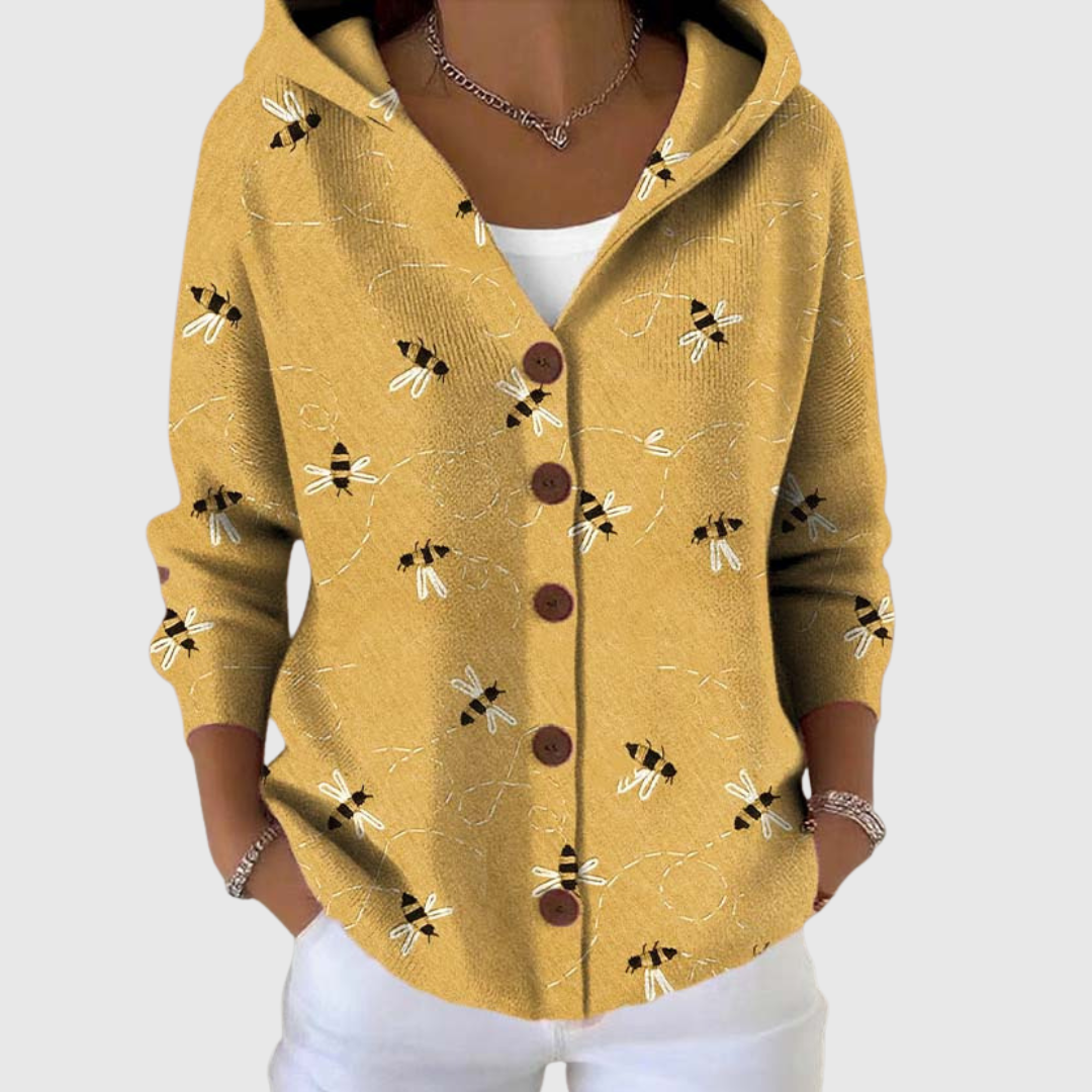 Linda | Comfortabele gebreide cardigan met capuchon