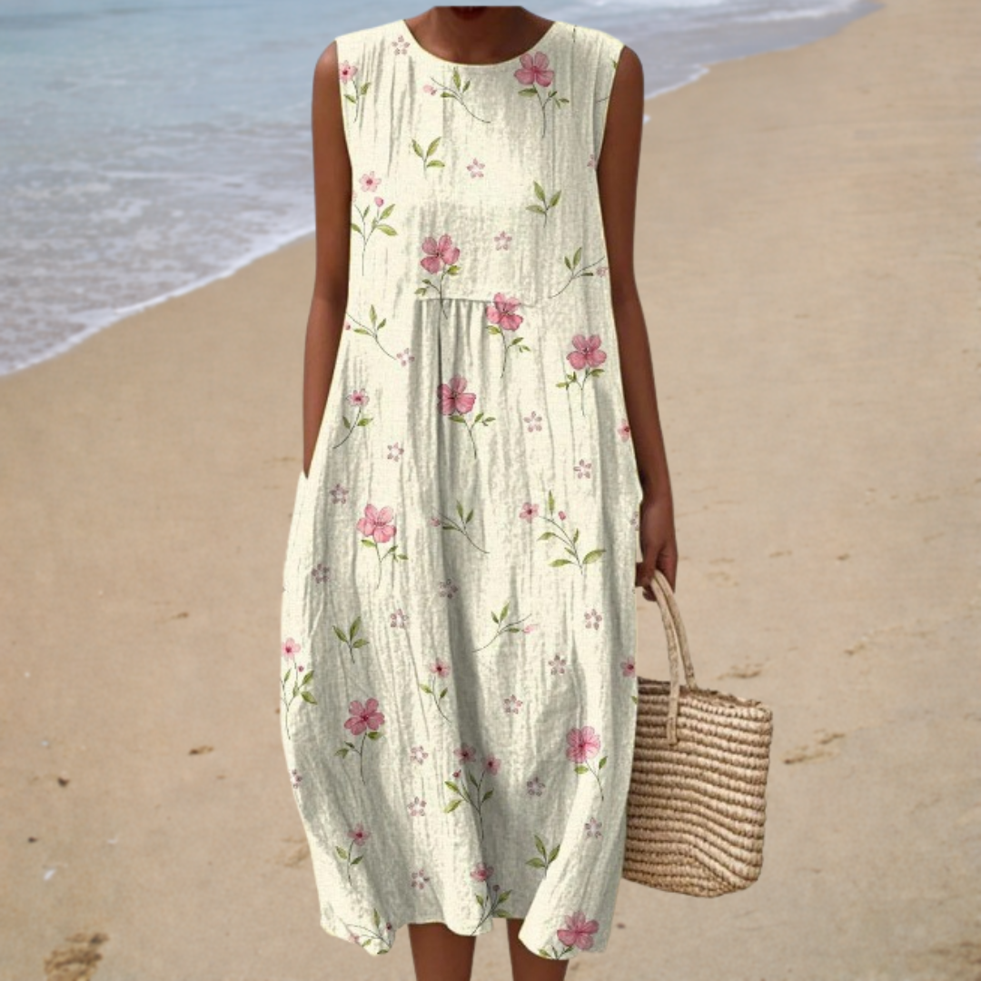 Faustine - Comfortabele Zomerjurk zonder Mouwen