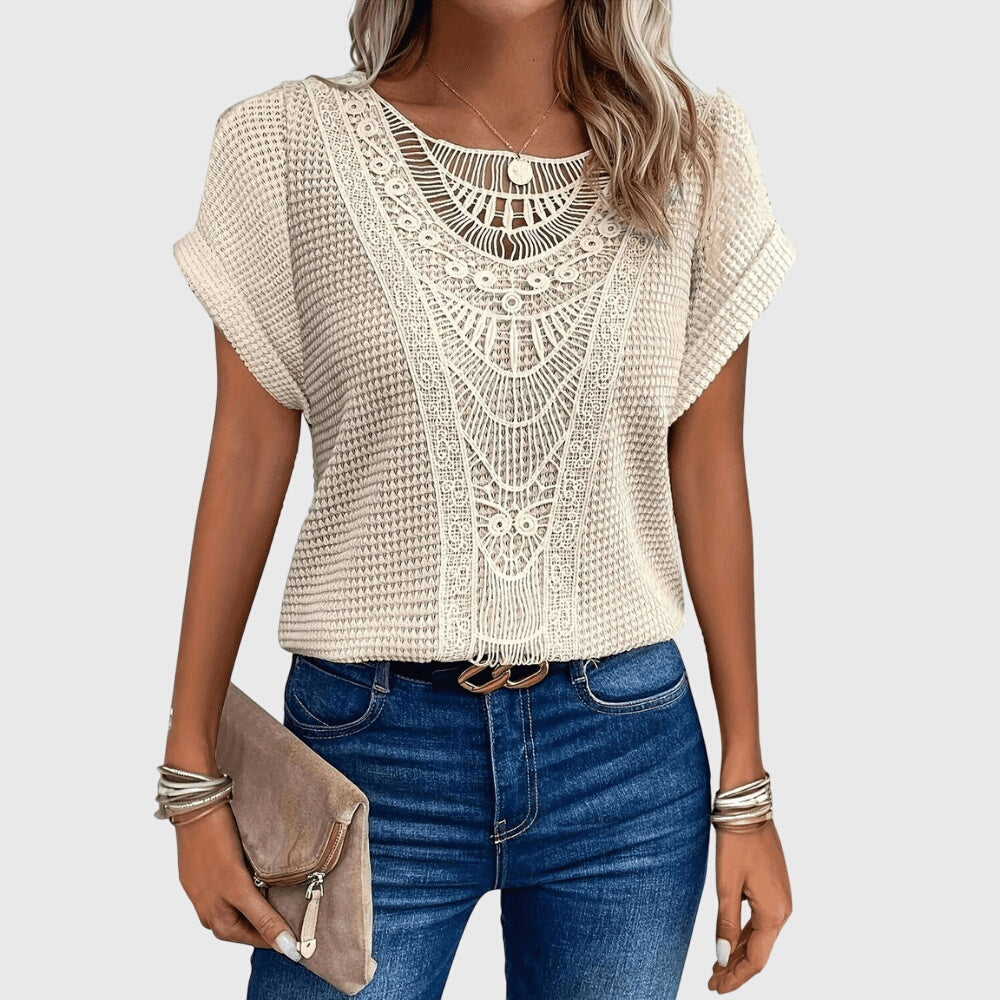 Inge | Elegante Blouse in Ibiza-Stijl
