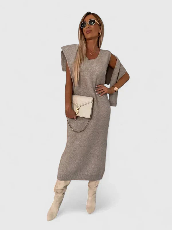 Tine | Elegante Jurk en Coltrui Set