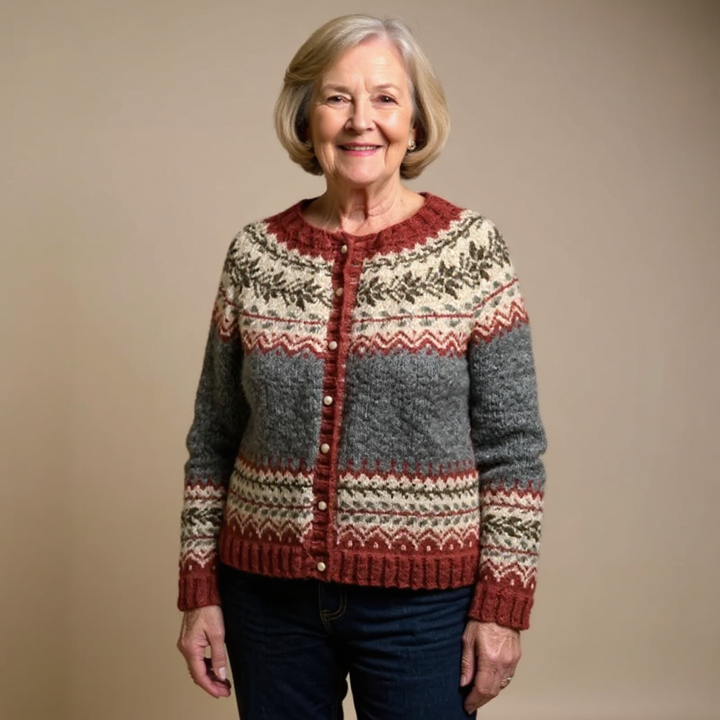 Priscilla | Vintage-gebreide cardigan