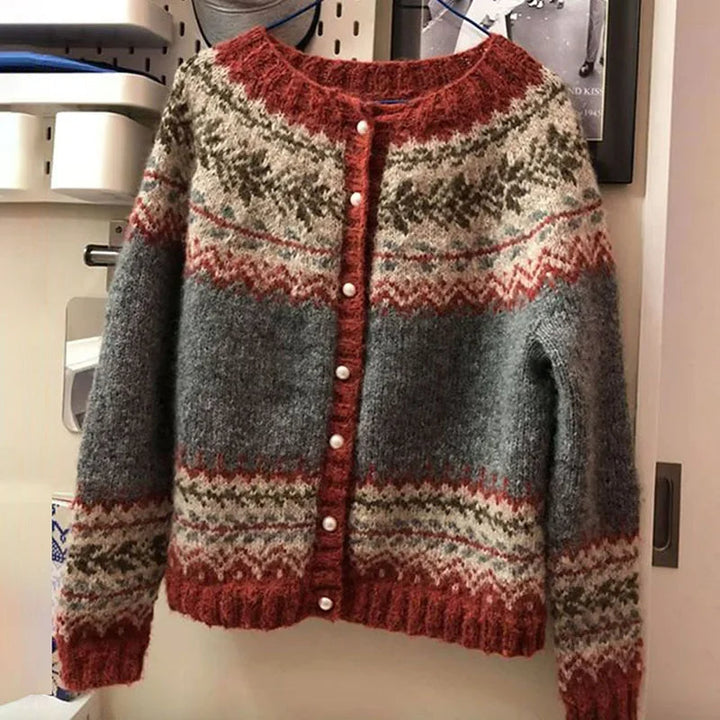 Priscilla | Vintage-gebreide cardigan