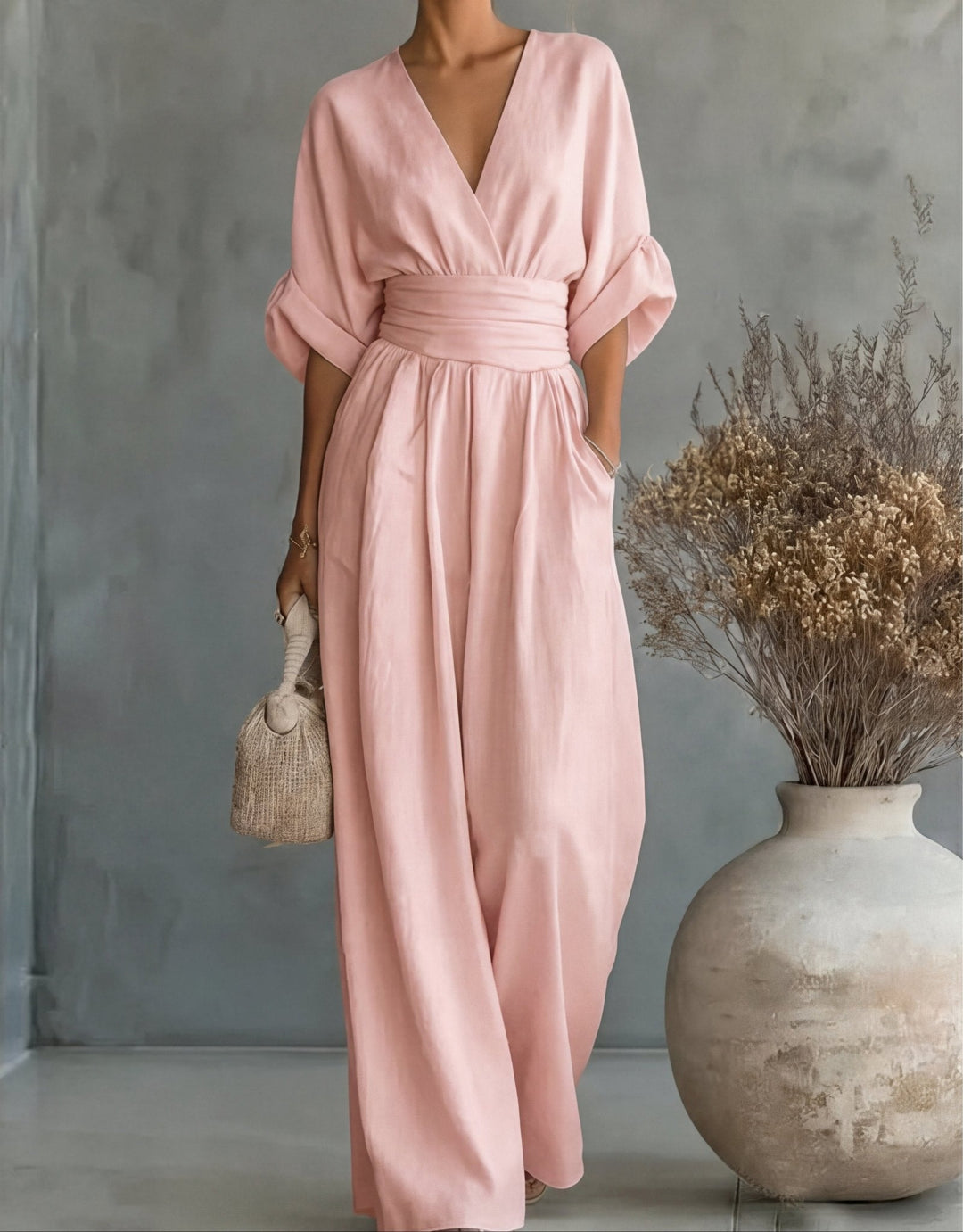 Élise | Elegante vloeiende jumpsuit