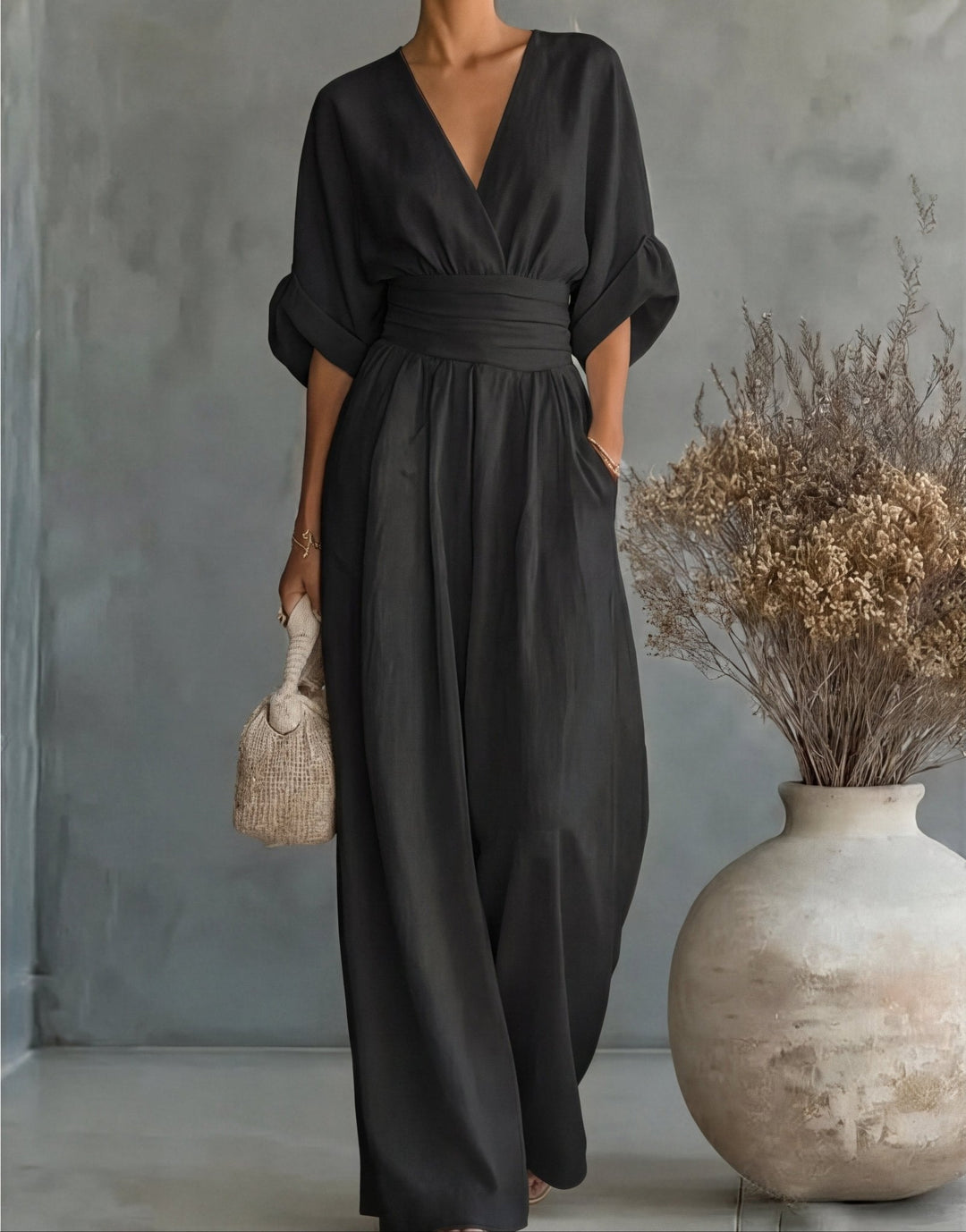 Élise | Elegante vloeiende jumpsuit